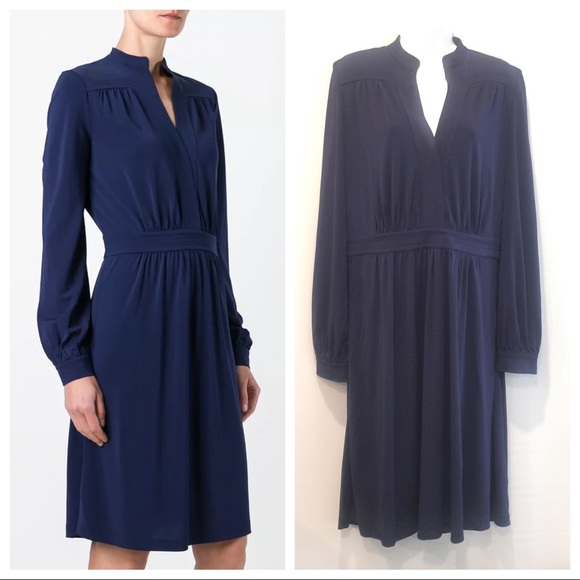 Tory Burch Dresses & Skirts - Tory Burch Navy Blue Valentina Tunic Dress Size M